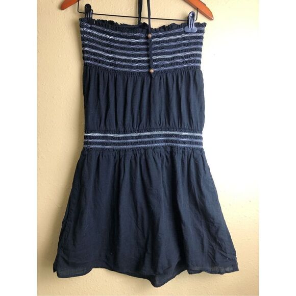 Old Navy Strapless Cotton Black Dress size M - Picture 4 of 11